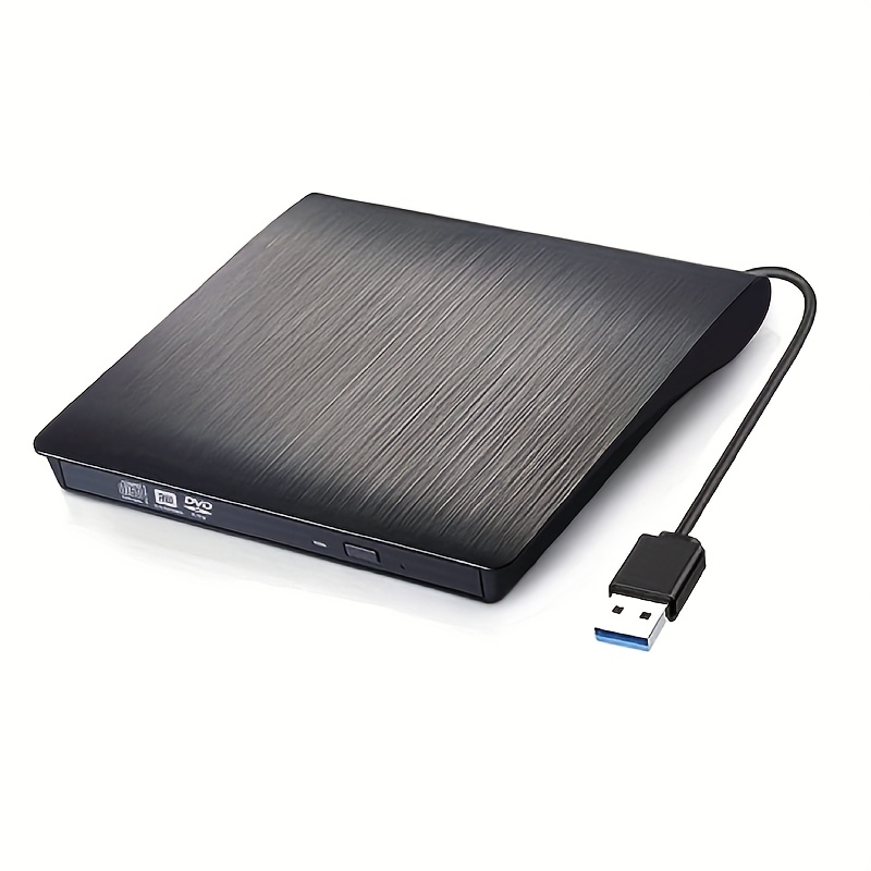 Dual-interface External Dvd Drive - Usb 3.0 And Type-c - Cd/dvd Reader And Writer For Laptop And Pc - Versatile Media And -and-play - Compatible With Windows, ,