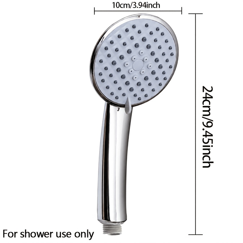 High-Pressure Handheld Shower Head Kit with 5 Modes and Flexible Hose