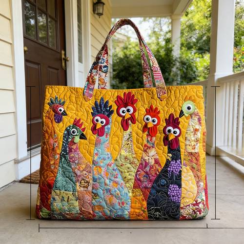 item picture quilted tote bag with design unisex bag for books laptop and personal items with positioning printing machine washable