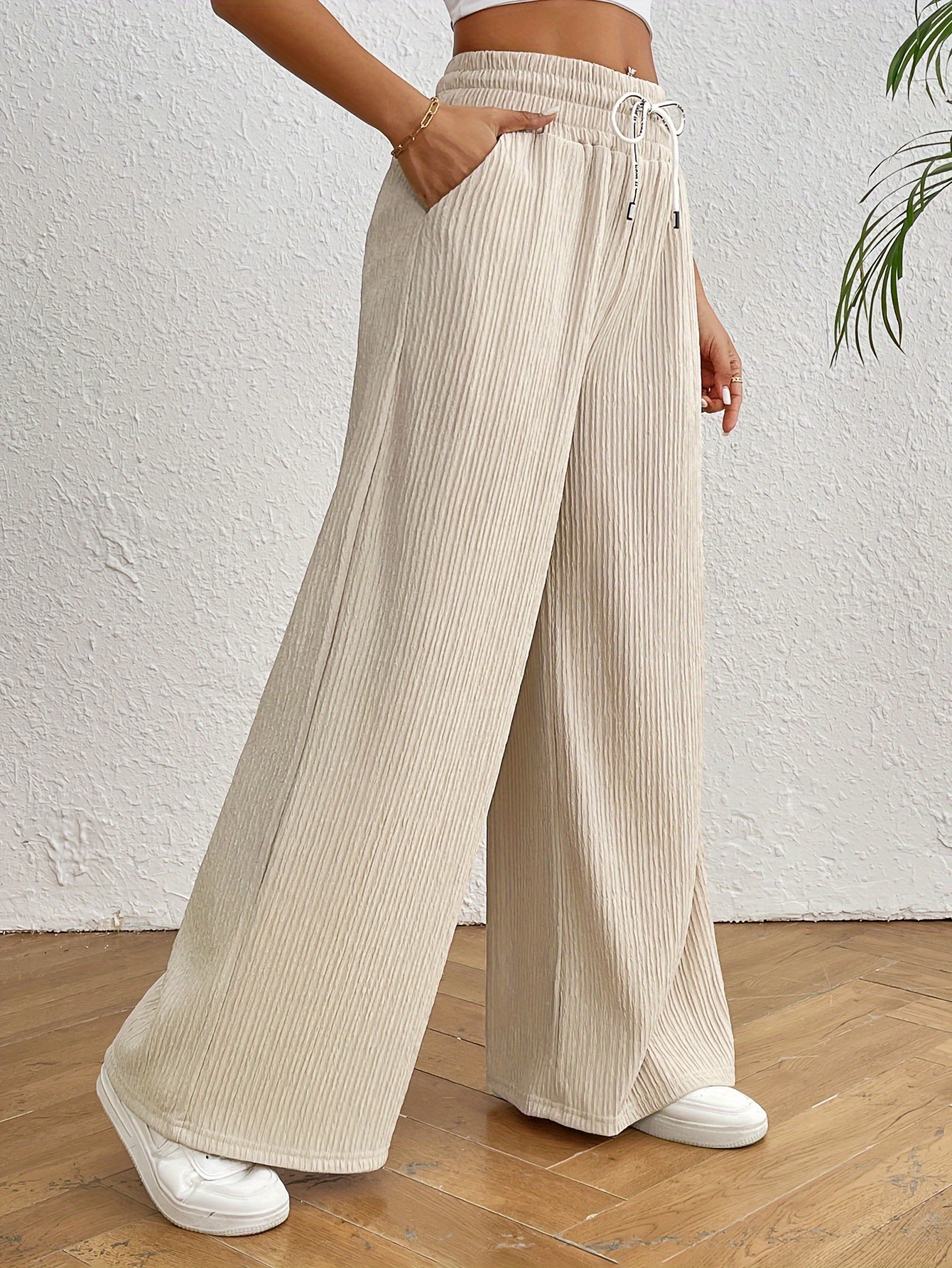 Wide leg loose fitting chiffon skirt pants 4452 Wide leg loose fitting chiffon skirt pants 4452