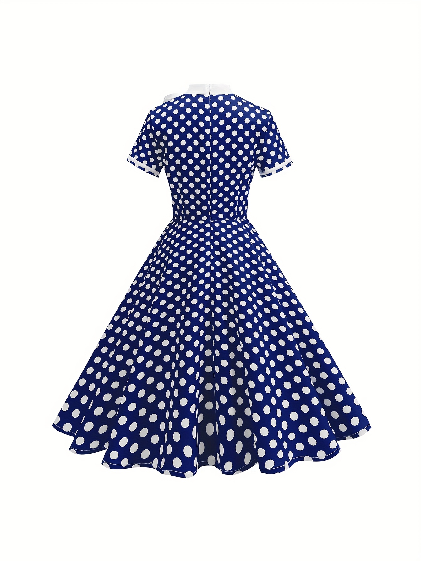 short sleeved polka dot print elegant vintage party - Temu Germany