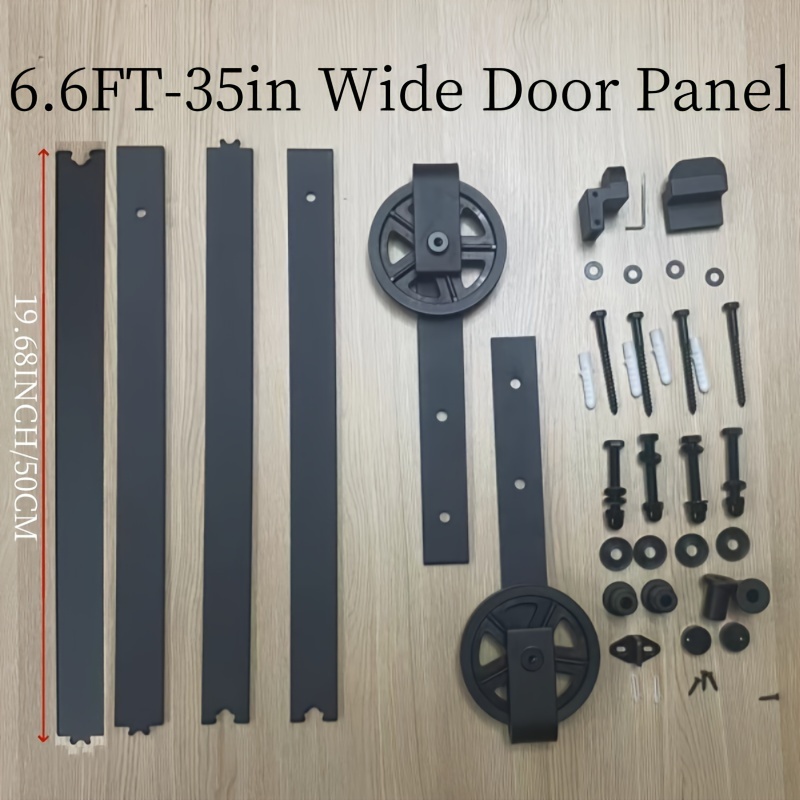 Barn Door Hardware 5 heavy Duty Sturdy Sliding Barn Door - Temu