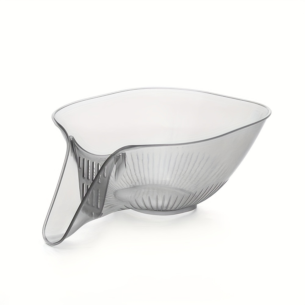 High-quality, Versatile Kitchen Drain Basket - Multifunctional Plastic Strainer With Funnel For Vegetables, Pasta, Fruit & Salad - Perfect For Bbqs & Outdoor Cooking