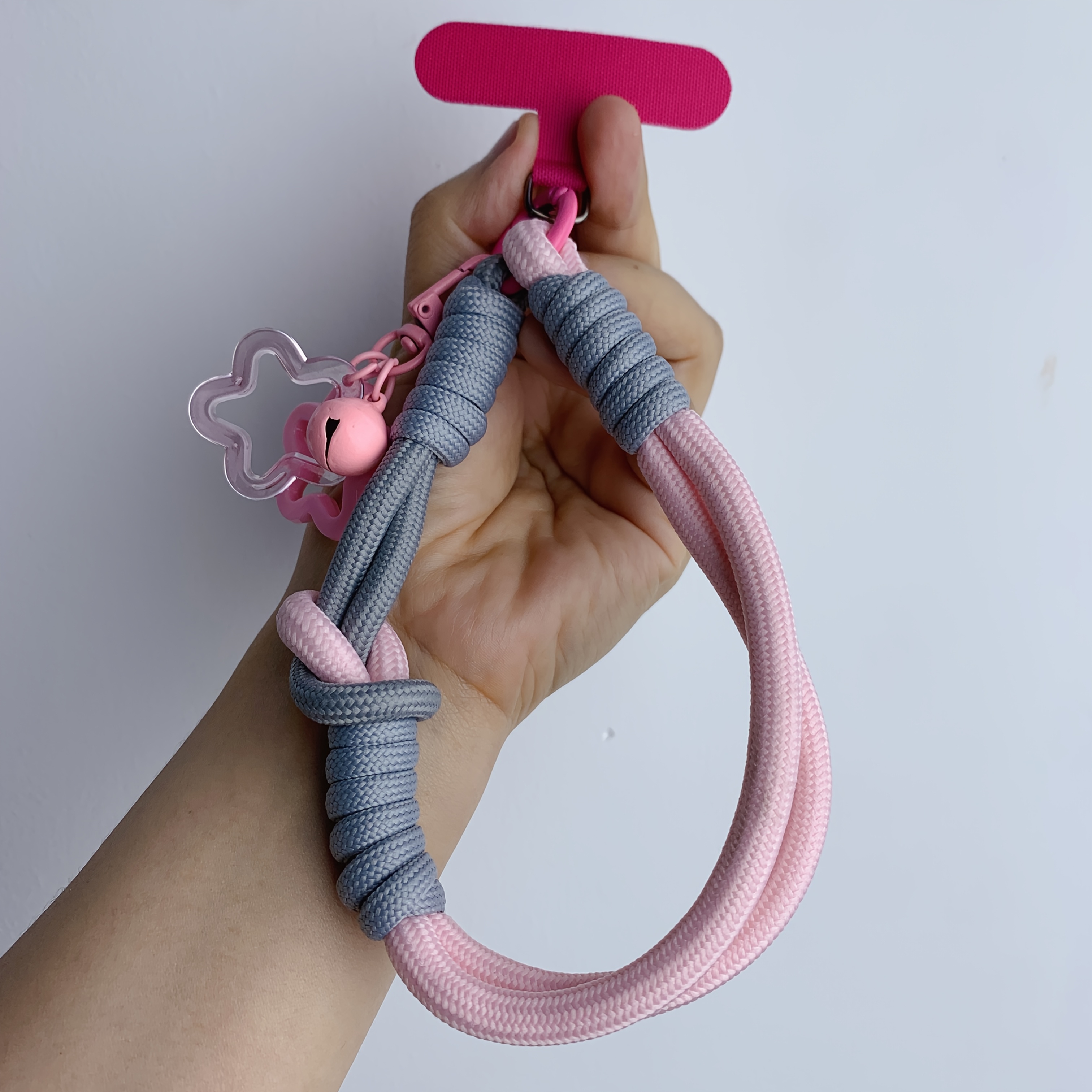 Multi-functional Short Wrist Portable Phone Lanyard, Outdoor Phone Chain With Ring To Prevent Loss