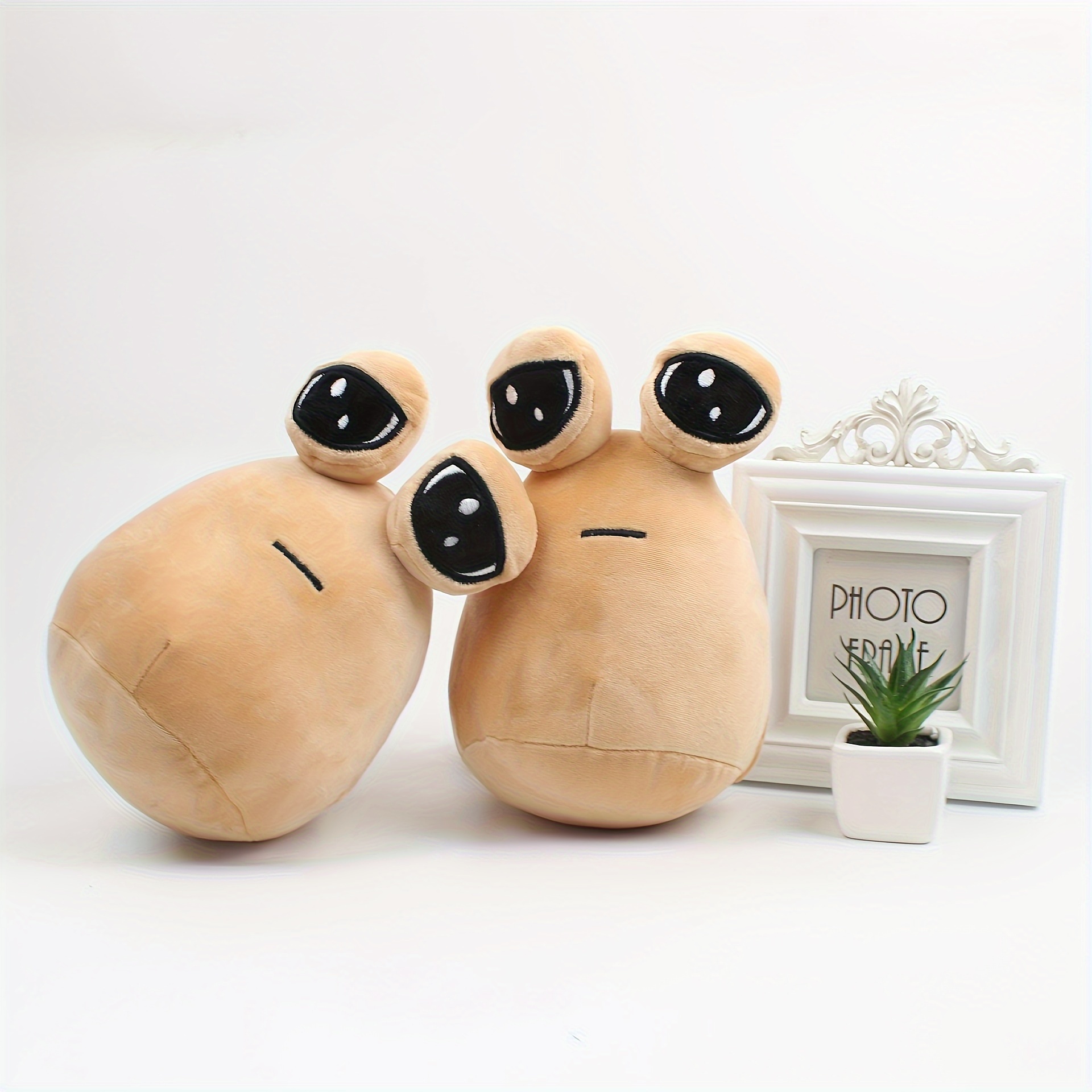 20Cm Cute Doll My Pet Alien Pou Plush Toy Soft Peluche Doll Peluche Ripiene  Gioco Pou Doll Regalo Di Compleanno Per Bambini