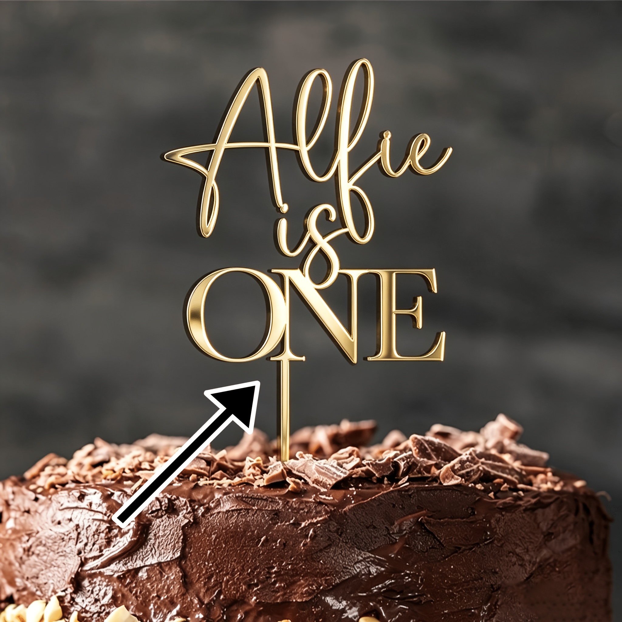 Image of 1pc Custom Acrylic Cake Decoration - Couple Anniversary Suitable For Birthdays, Weddings, Parties, Etc. - For Cupcake And Dessert Cake Ornaments, Halloween, Christmas