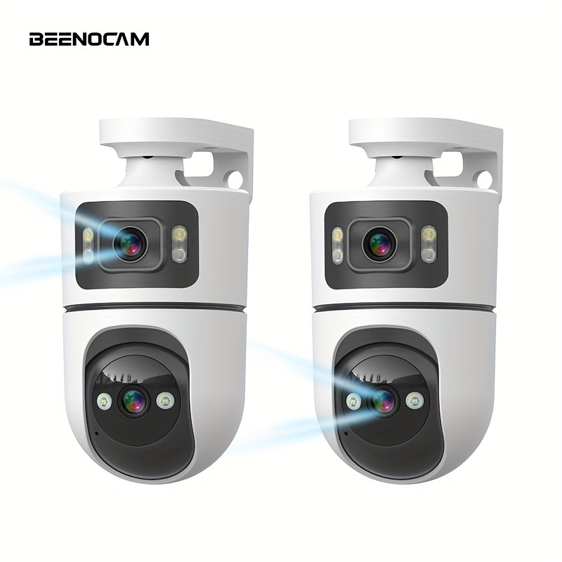 

2pcs Outdoor Wifi (5g) Wireless Security Camera 3 Video -hd Night Vision Motion Detection 360° Ptz Camera,, Color Night Vision, Pir Motion Detection, 2-way Audio, Compatible, Weatherproof,