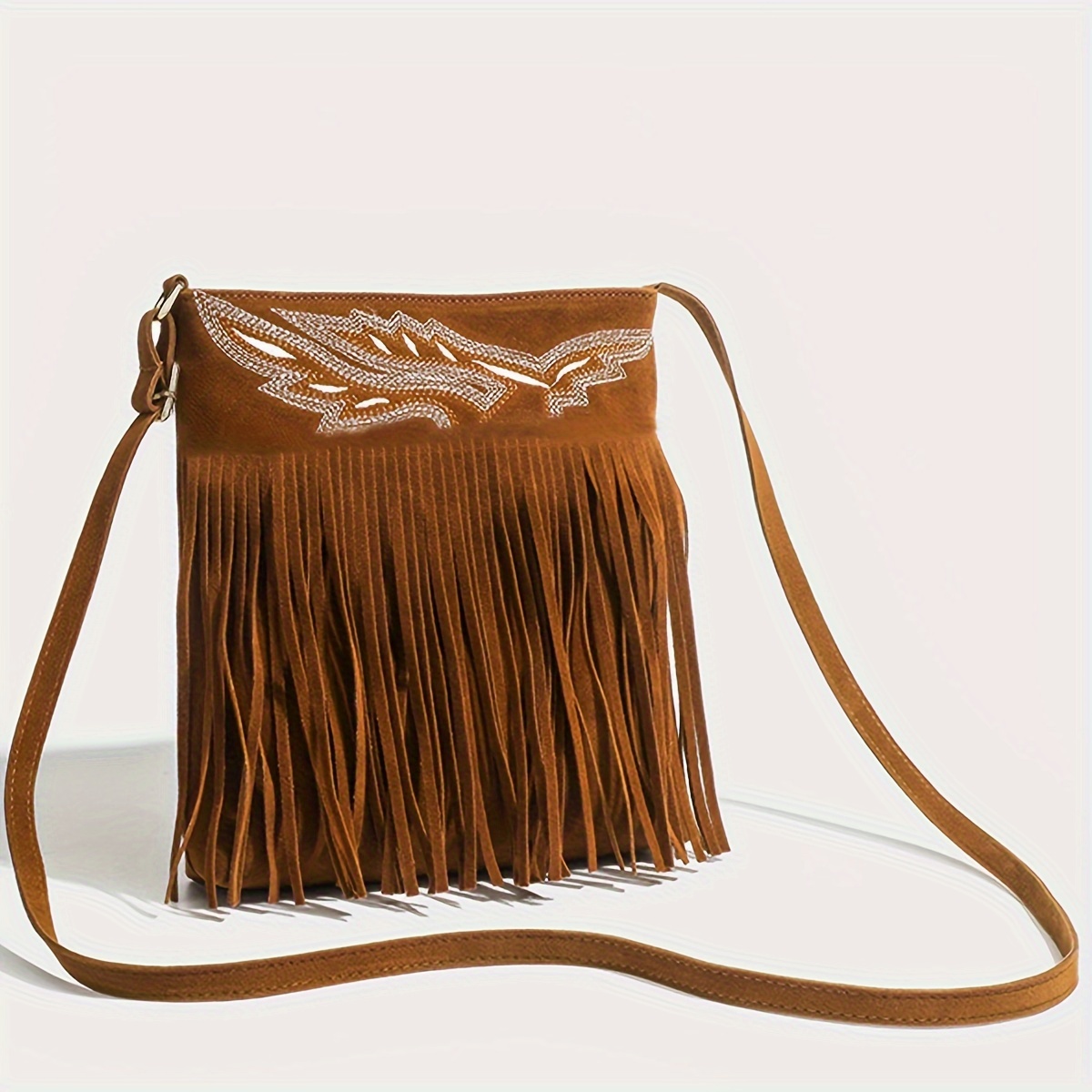 

-chic Vintage Suede Bucket Bag With Tassel - Women's Crossbody Purse In Black, Army Green,