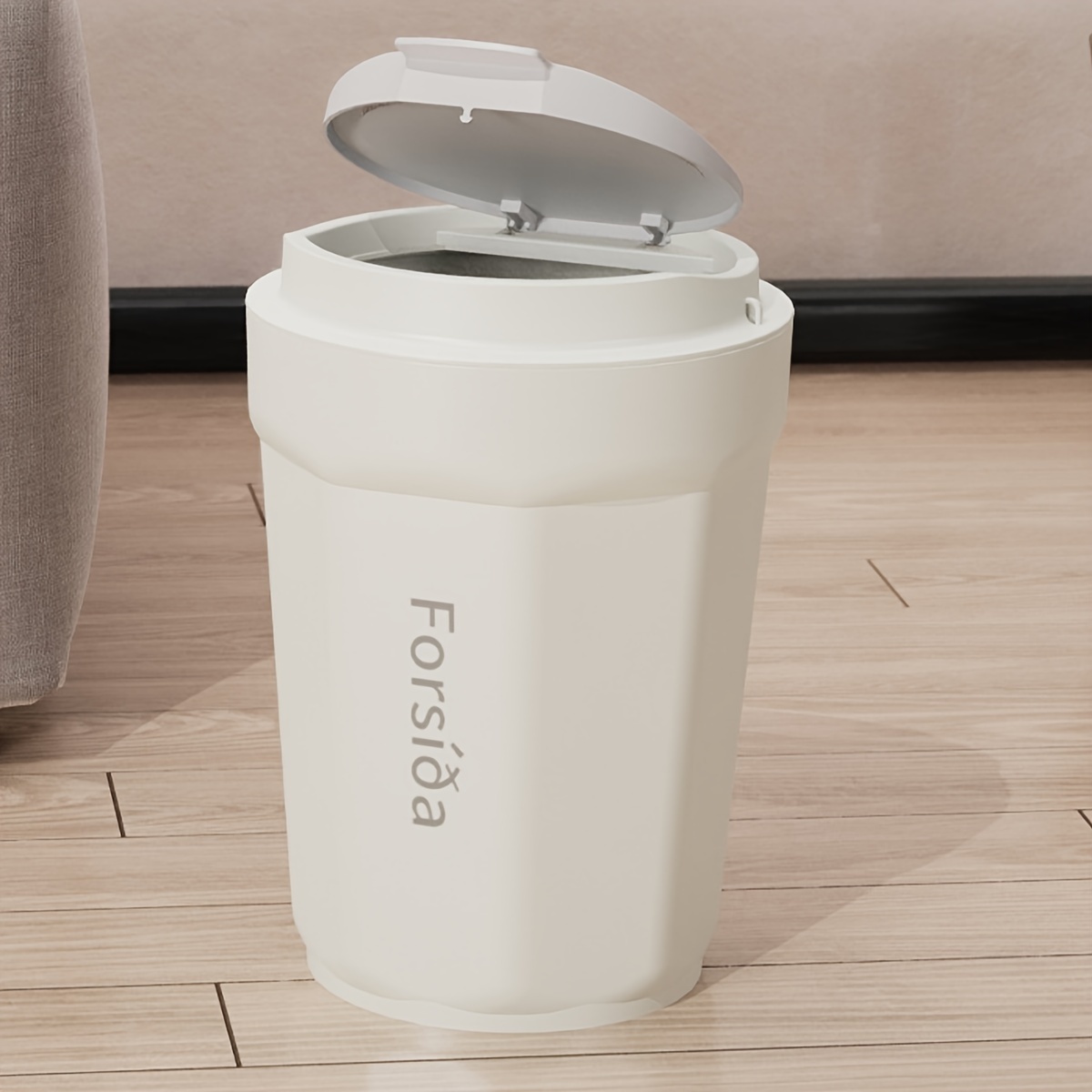 1pc Coffee Cup Style Trash Can, Household Press-type Garbage Bin ...