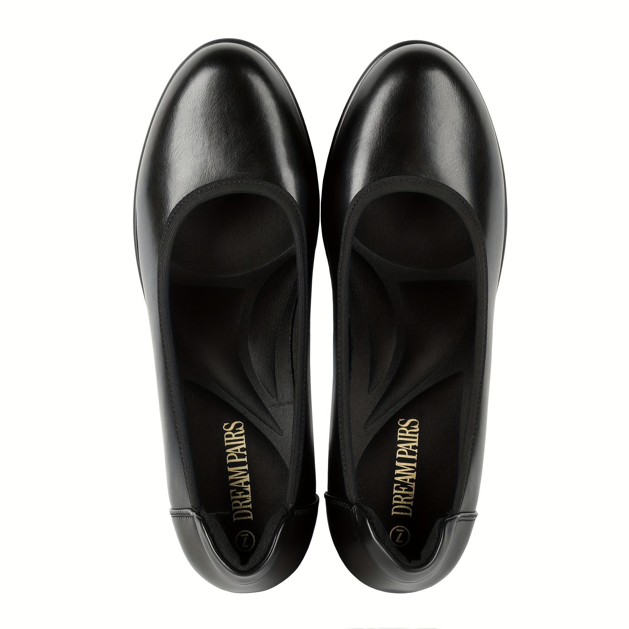 Low-Heel Comfort Queen Shoes - Soft Round Toe