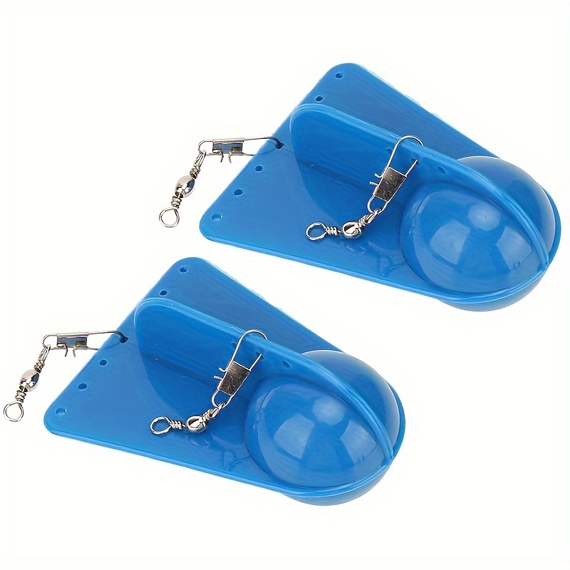 

Pvc Material Downriggers, Set Of 2, Submersible Fishing Trolling Diving Boards With Swivel Snap Clips