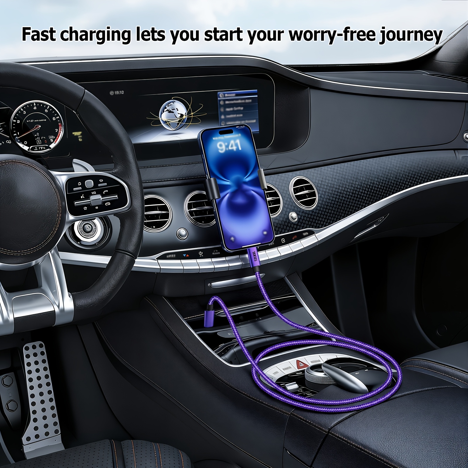 2pcs Type C to Type C Fast Charging Cable, Durable and Sturdy