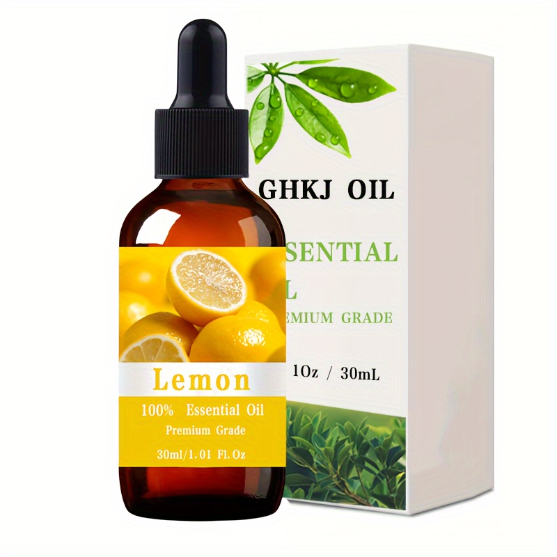 

Lemon Essential Oil, 30ml/1.01 Fl.oz, 100% Pure Care Grade For Nail, Hair & Skin Care, Massage, Diffusers Humidifier, Moisturizing Massage Essential Oil For Men & Women