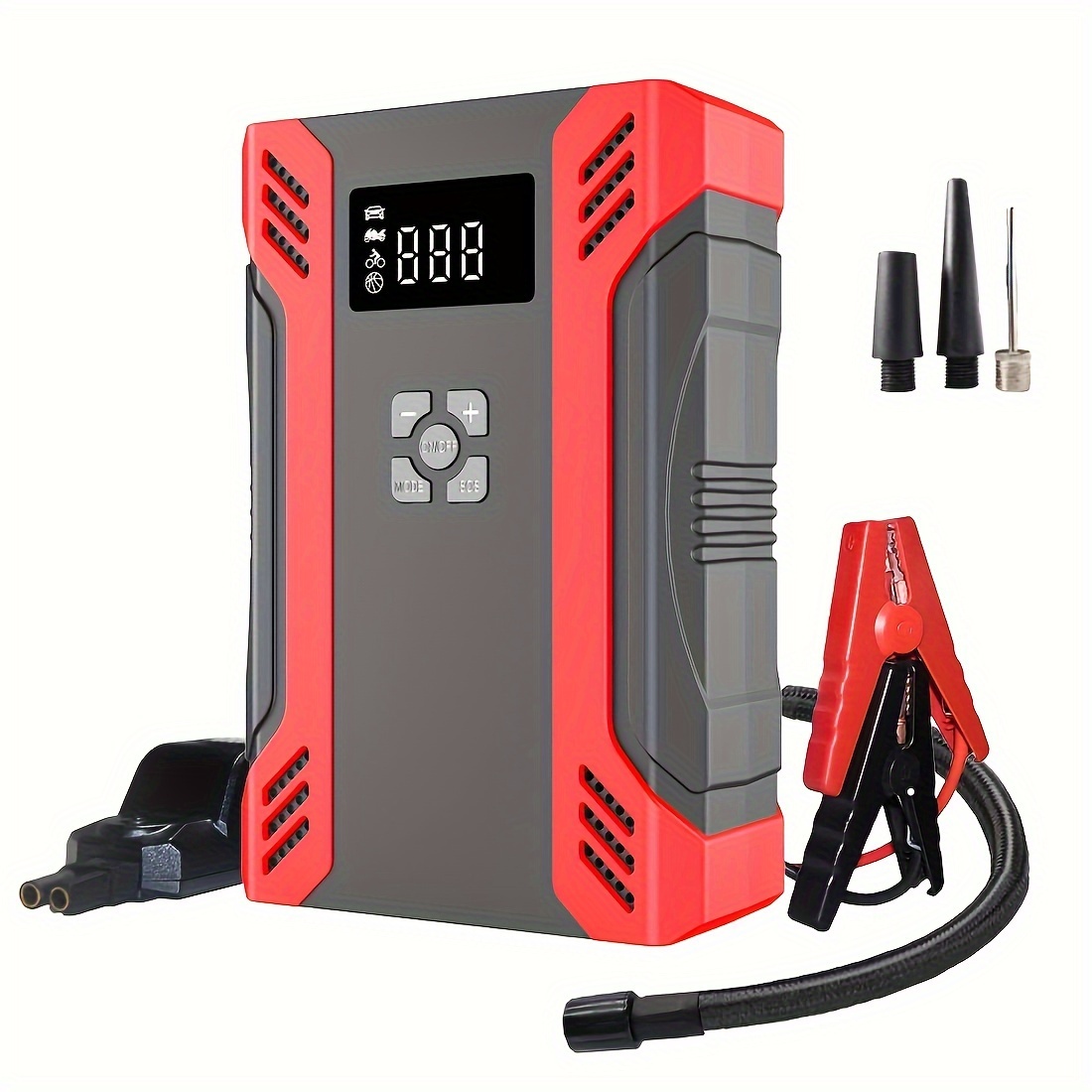 

Portable Car Air , 2000a 150psi Battery (8.5l Gas/ 8.0l Diesel Engine) Tire , 12v Box Qc 3.0 Charging, Led ,