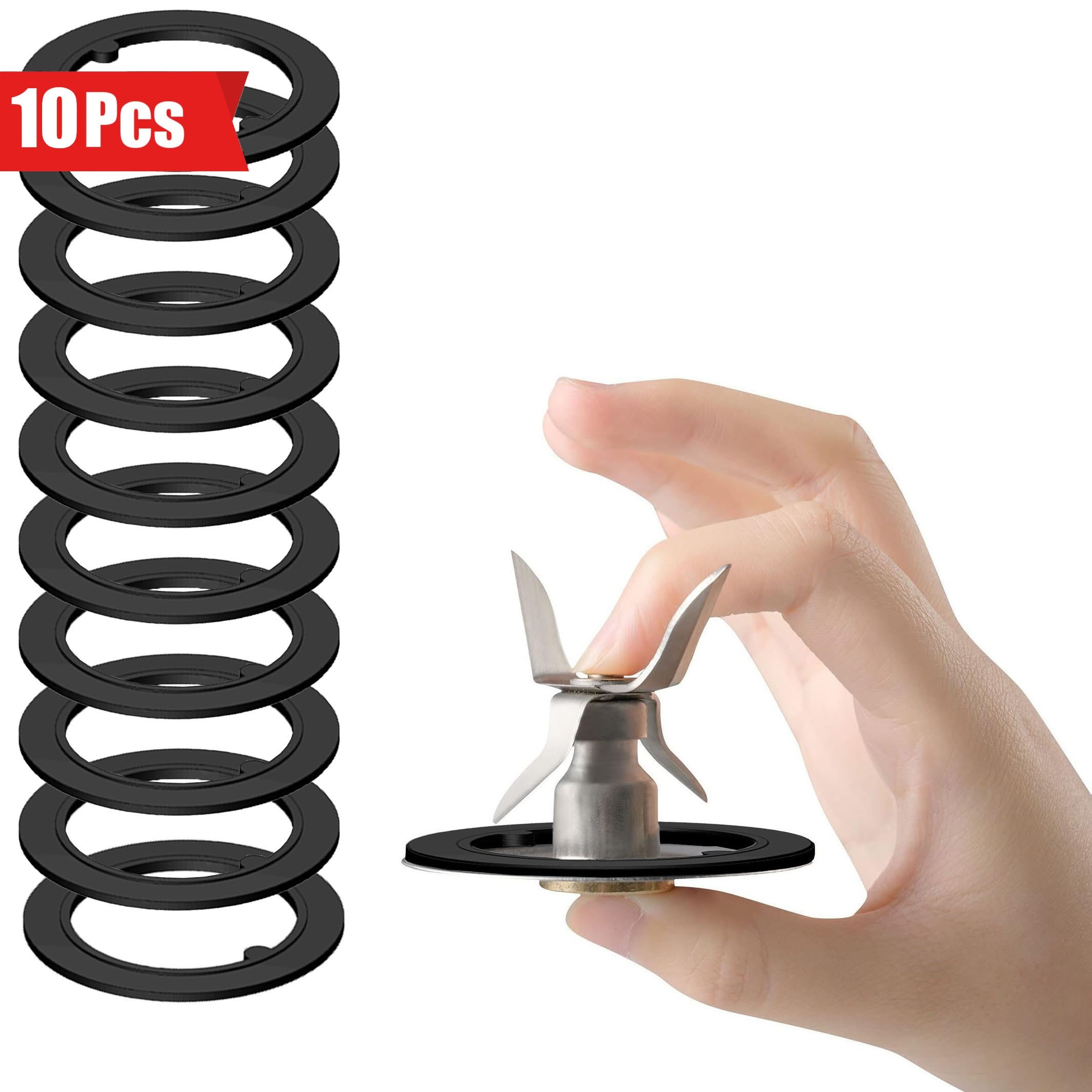 TEMU 10pcs Durable Silicone Juicer Gasket Sealing Rings, Compatible Replacement Accessories For And Juicers, Enhanced Sealing And Life