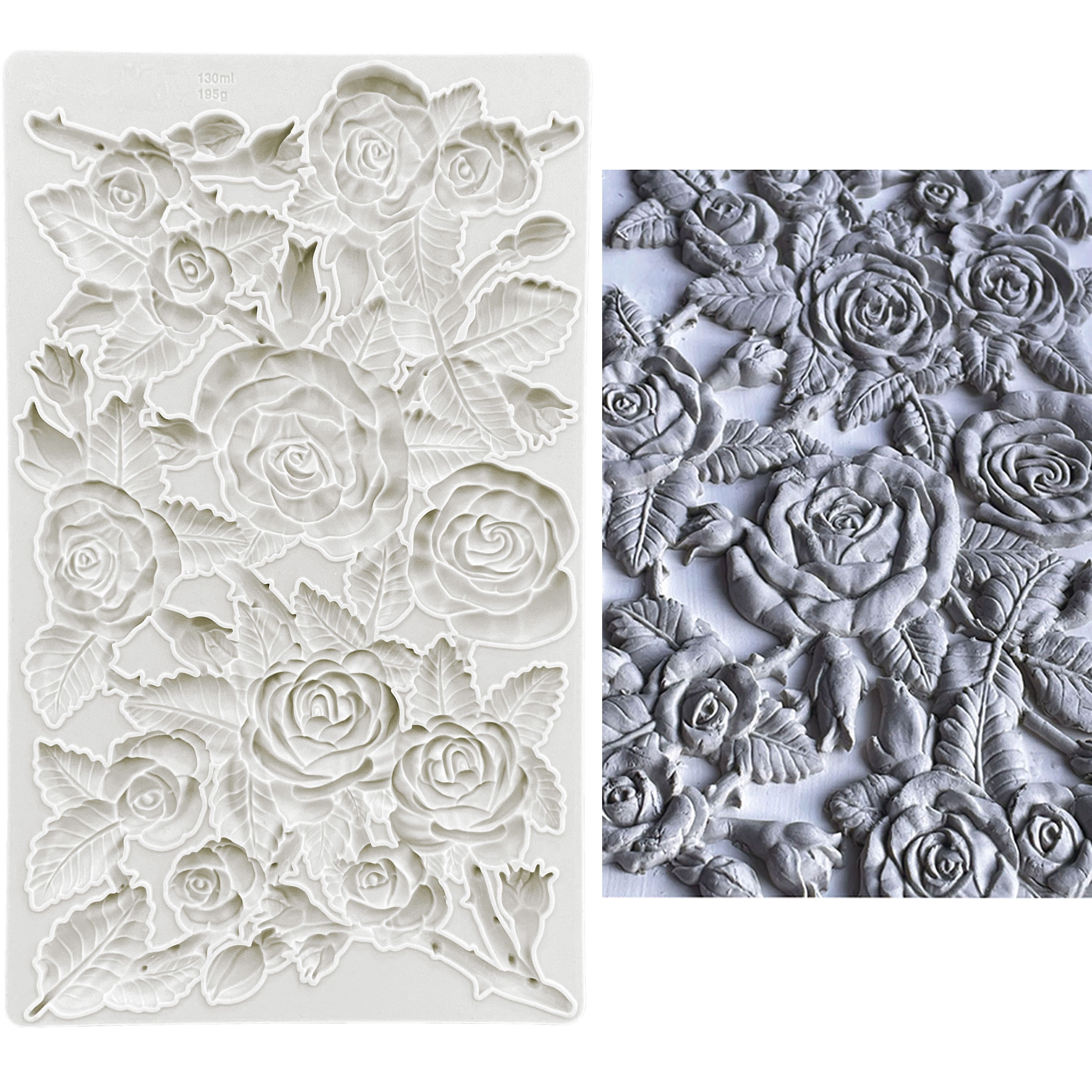 

Rose Flower Pattern Silicone Mold For Fondant, Gum Paste, Cake Decoration, Chocolate, Sugarcraft, Kitchen Gadget - Bpa Free Silicone Material