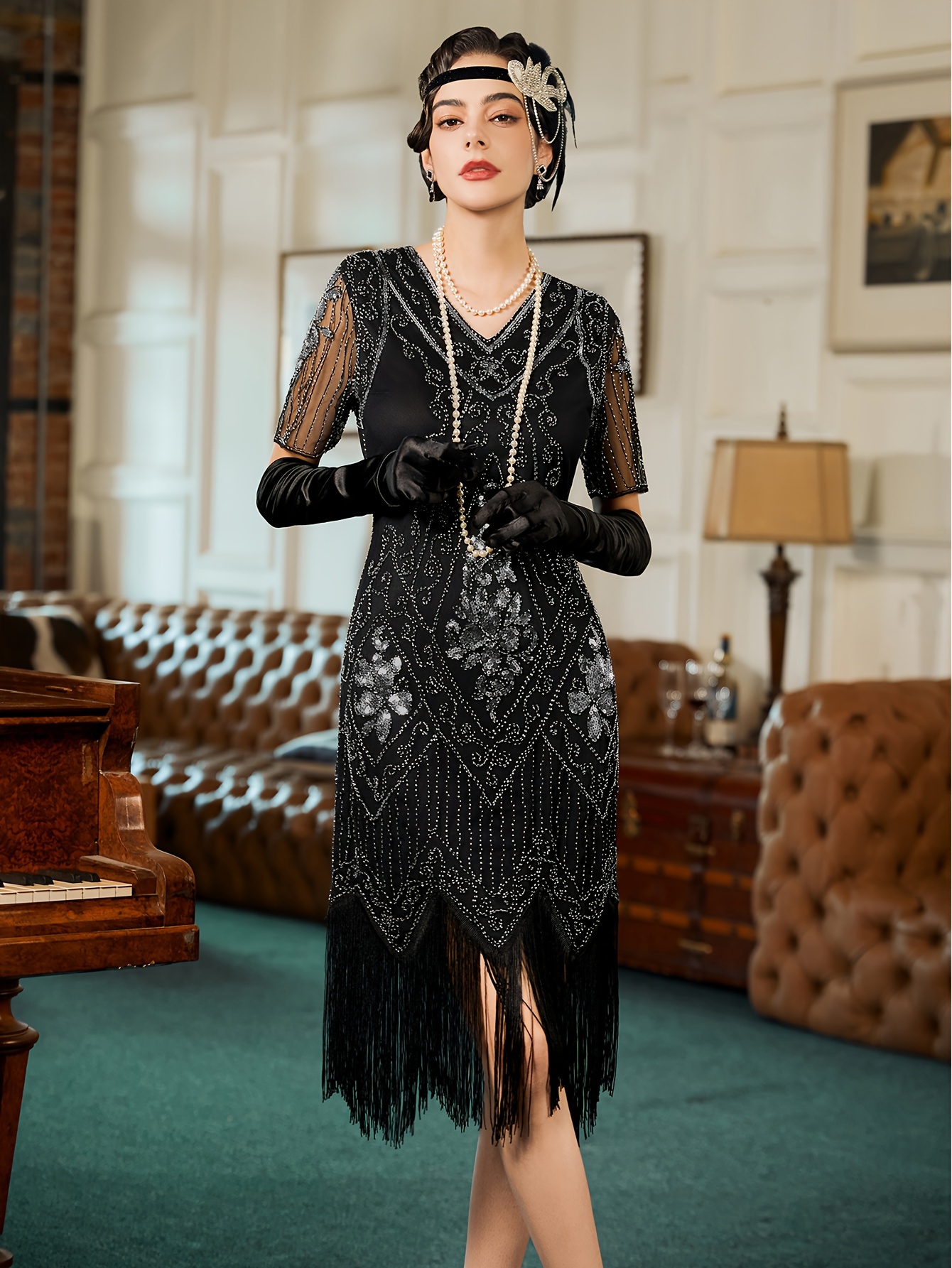 1920's womens flapper dresses hotsell