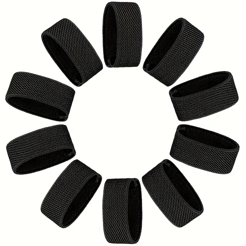 10pcs Nylon Tactical Belt Loops, Elastic Band Organizer, Fits 1.5"-2" Belts, Mesh Loop Retainers, Backpack Strap Fasteners