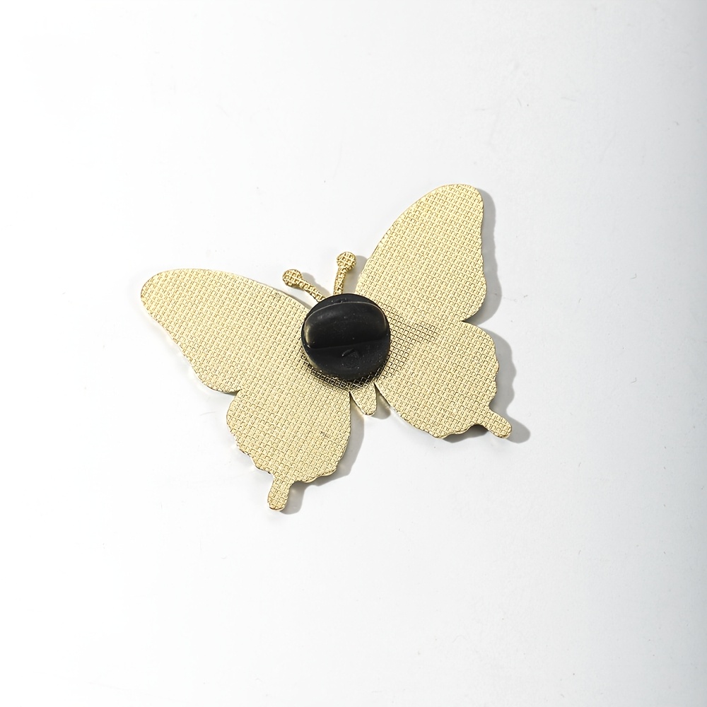 Butterfly Enamel Brooch Pin, Decorative Fashion Accessory