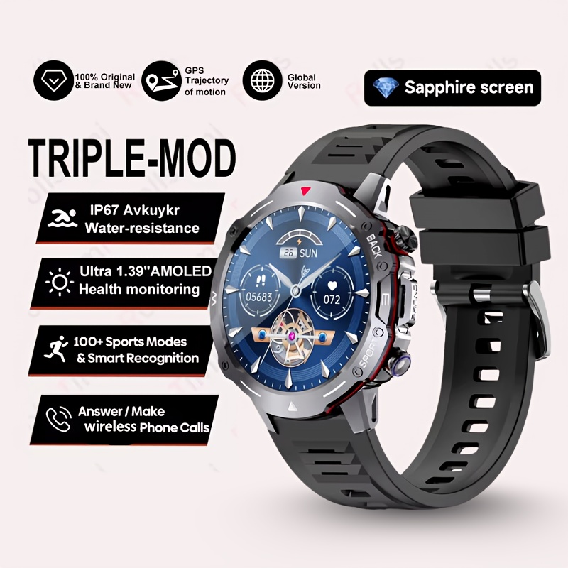 2026 New G102 Outdoor Smartwatch, Male and Female Full Touch Screen Wireless Communication Sleep Tracking