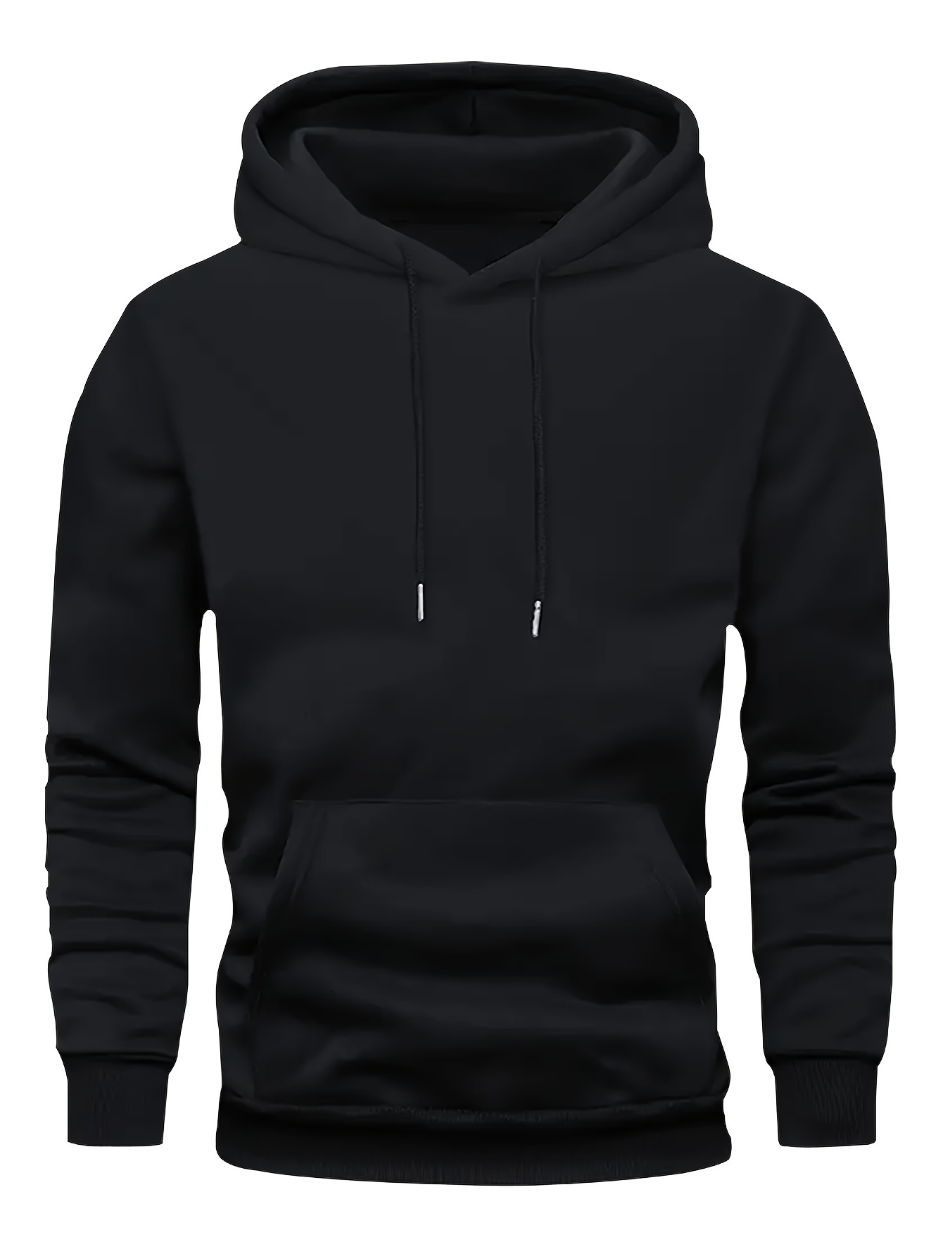 2 Adet Rahat Günlük Moda Spor Büyük Beden Erkek Çok Yönlü Trend Kapüşonlu Sweatshirt