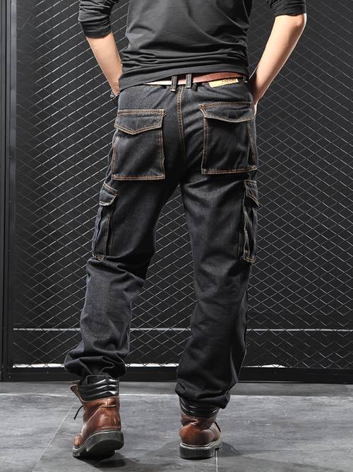 de mecánico de con múltiples bolsillos para hombre, ropa de casual de motociclista para exteriores, de utilidad para , o uso