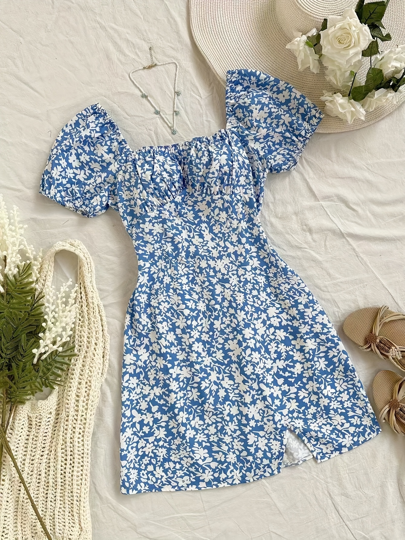 cute short summer dress sold on Temu New Zealand