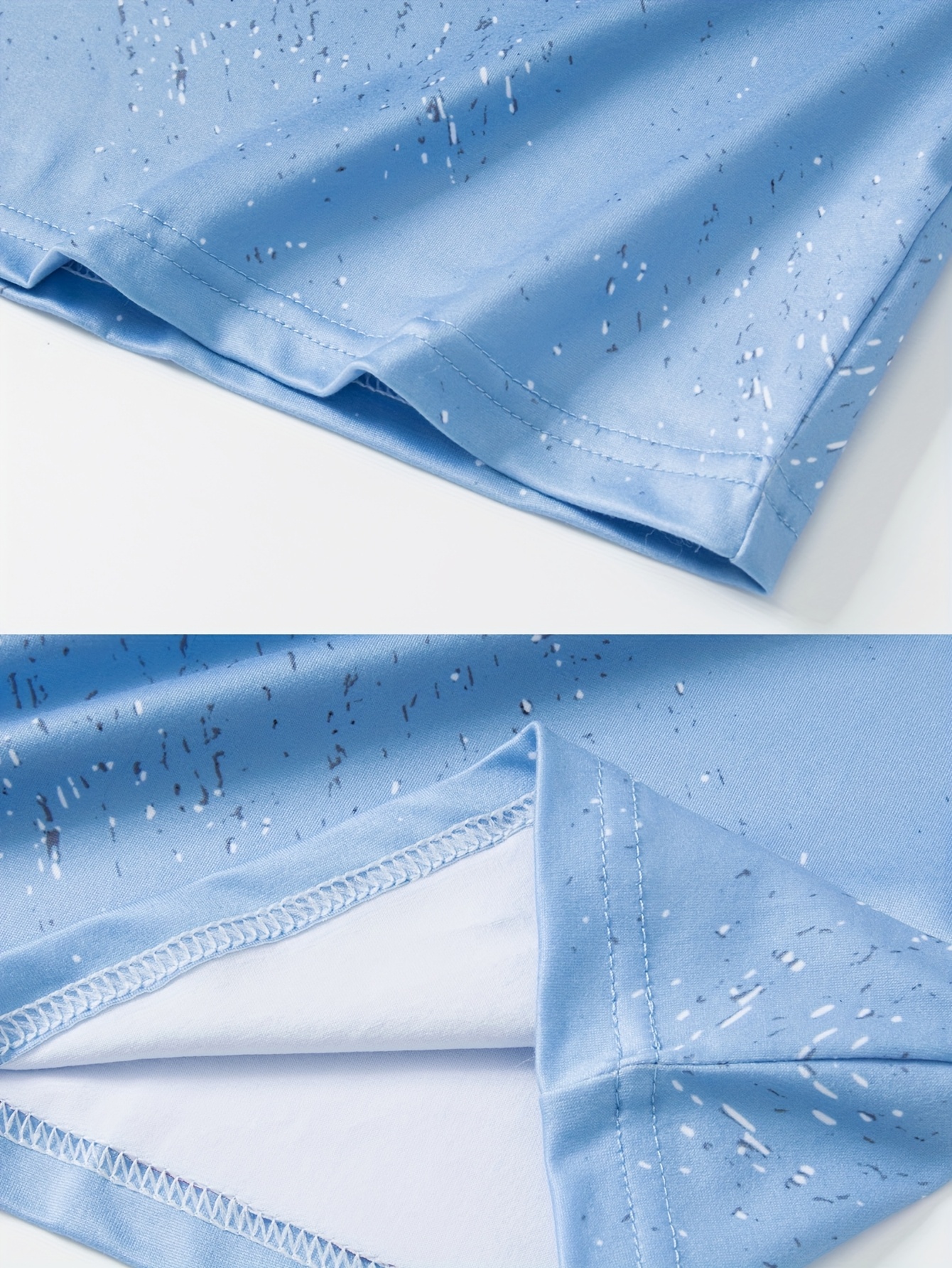 Ensemble de 3 chemises Henley décontractées pour hommes, respirantes, légères, confortables et durables, imprimé de couleurs dégradées, hauts de sport décontractés et chic, tissu en tricot doux et anti-usure à séchage rapide, coupe régulière pour le printemps