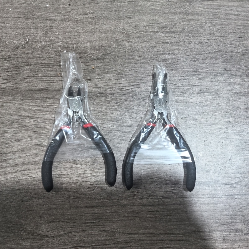 TEMU 2D, Juego de Mini Alicates para Joyería - Alicates de Punta , Alicates de Punta , etc., para Fabricación Manual de Joyas/Pulseras DIY,