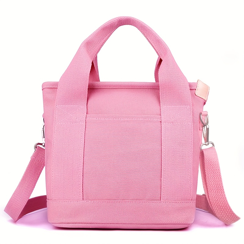 TEMU New Women's Bag Small Bag Handbag With Zipper Multiple Compartments Handbag Handbag Women's Handbag Fresh Storage Portable Handbag