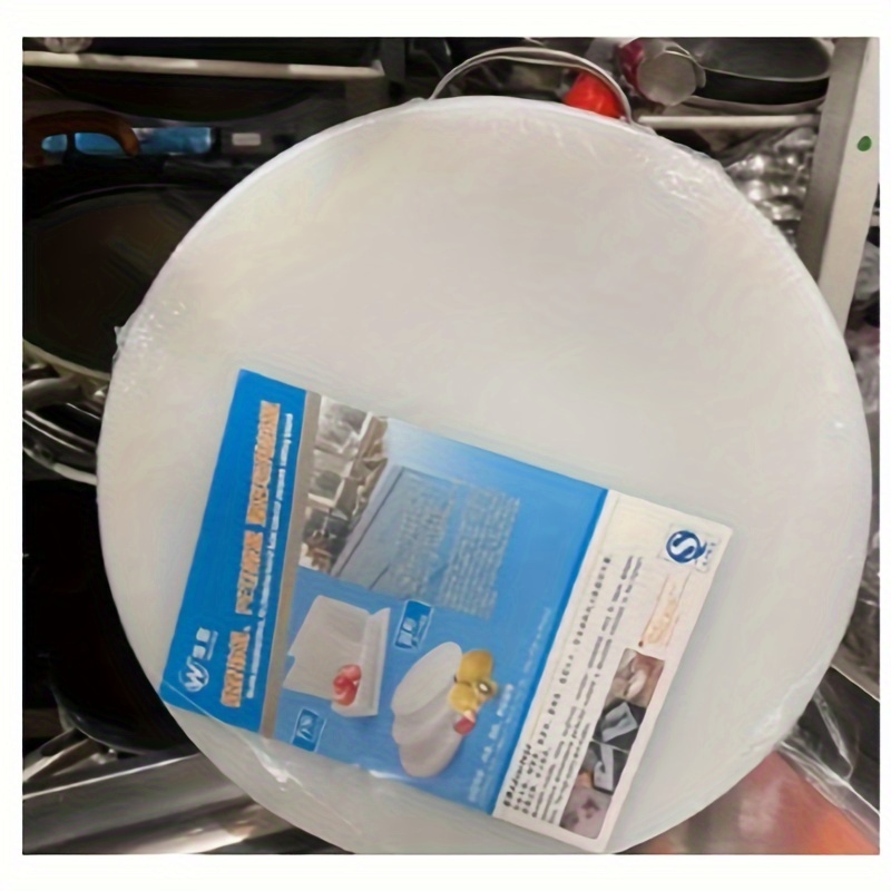 TEMU Pe Chopping Board Large Round Plastic Cutting Board, Free, Kitchen Cutting Board