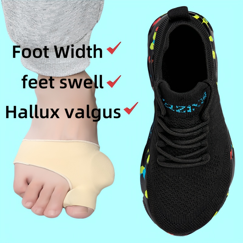 breathable unisex wide toe shoes for daily casual sports running and comfortable wear featuring a soft non slip and   suitable for   feet Product details 2
