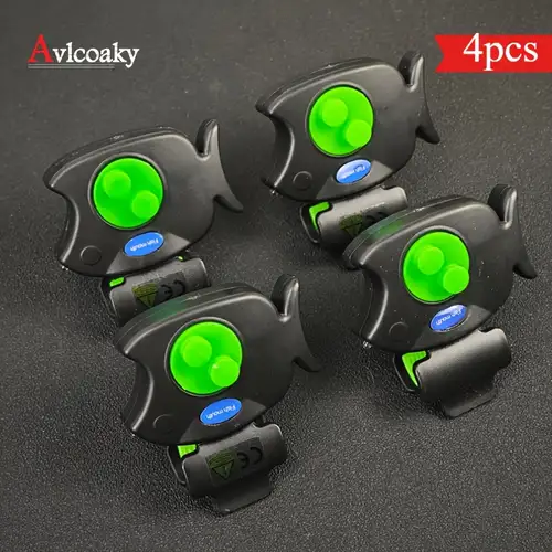 electronic fishing pole alarm Rod Bite with LED & Buzzer Never Miss a Catch MilitaryKart Fishing Reel Rico's Fish Alarm
