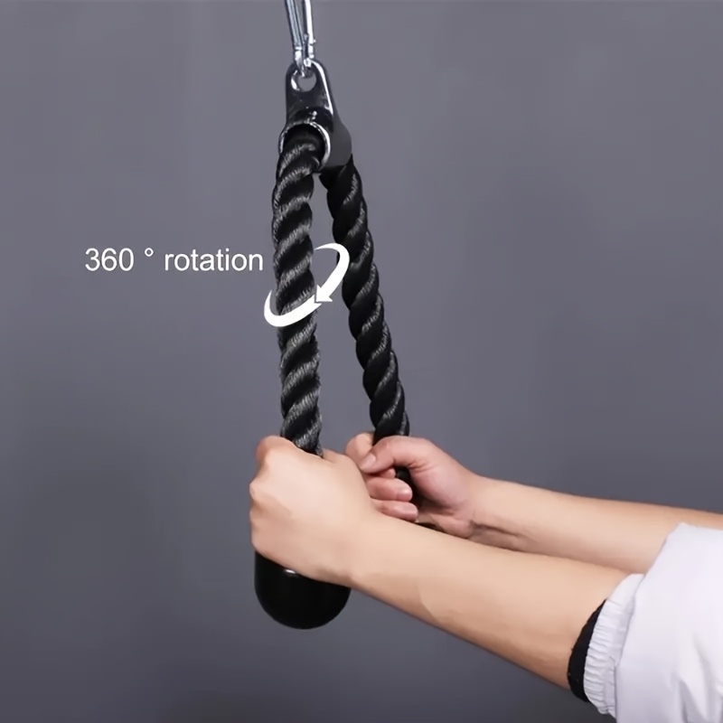 Corde De Traction à Double Longueur Pour Machine à Câble – 50/75/69 Cm, Poignée Ergonomique