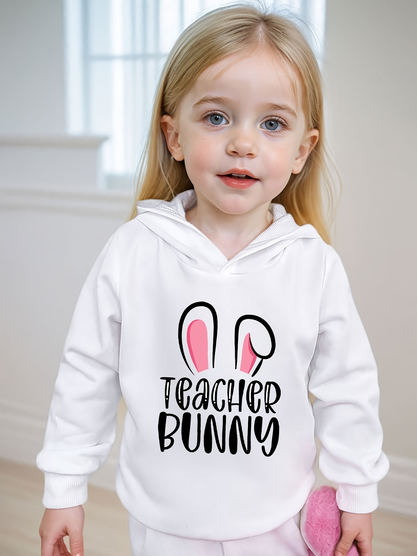 teacher Bunny Baby Girls Hooded Temu United