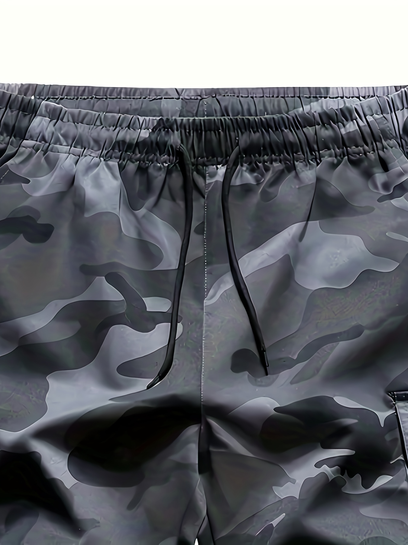 Men's Camouflage Cargo Shorts - Summer Loose Quick-Dry Casual Beach and Outdoor Activity Wear