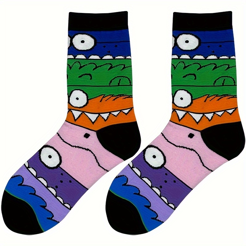 

Chaussettes de de dessin unisexe, style de rue fantaisie mi-tube, bas et lingerie pour femmes