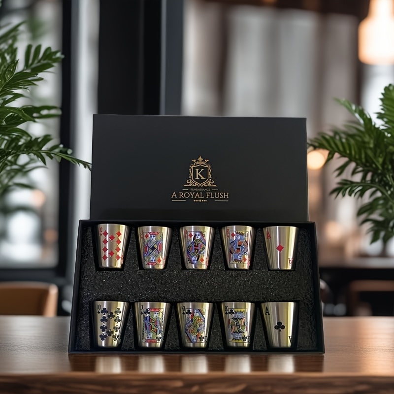 Stainless Steel Cocktail Glasses