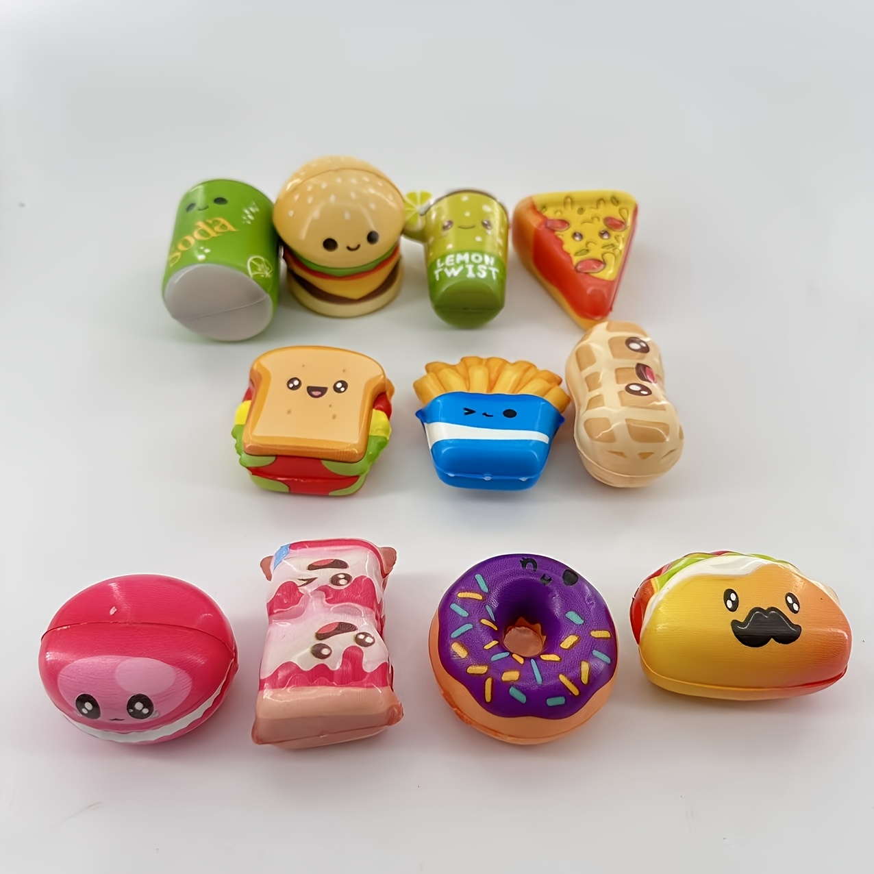 5/10/20pcs Slow Rising Soft Toys, Soft And Cute Donuts, Birthday Gifts, Small Gift Bags, Classroom Rewards, Carnival Prizes, Easter, Halloween, And Christmas Party Favors, Random Colors And Styles