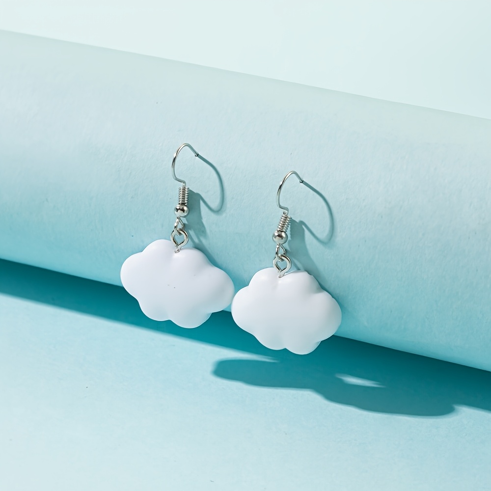 Earrings, Resin, Multiple Colors, Ear Hooks, Daily Wear Accessories