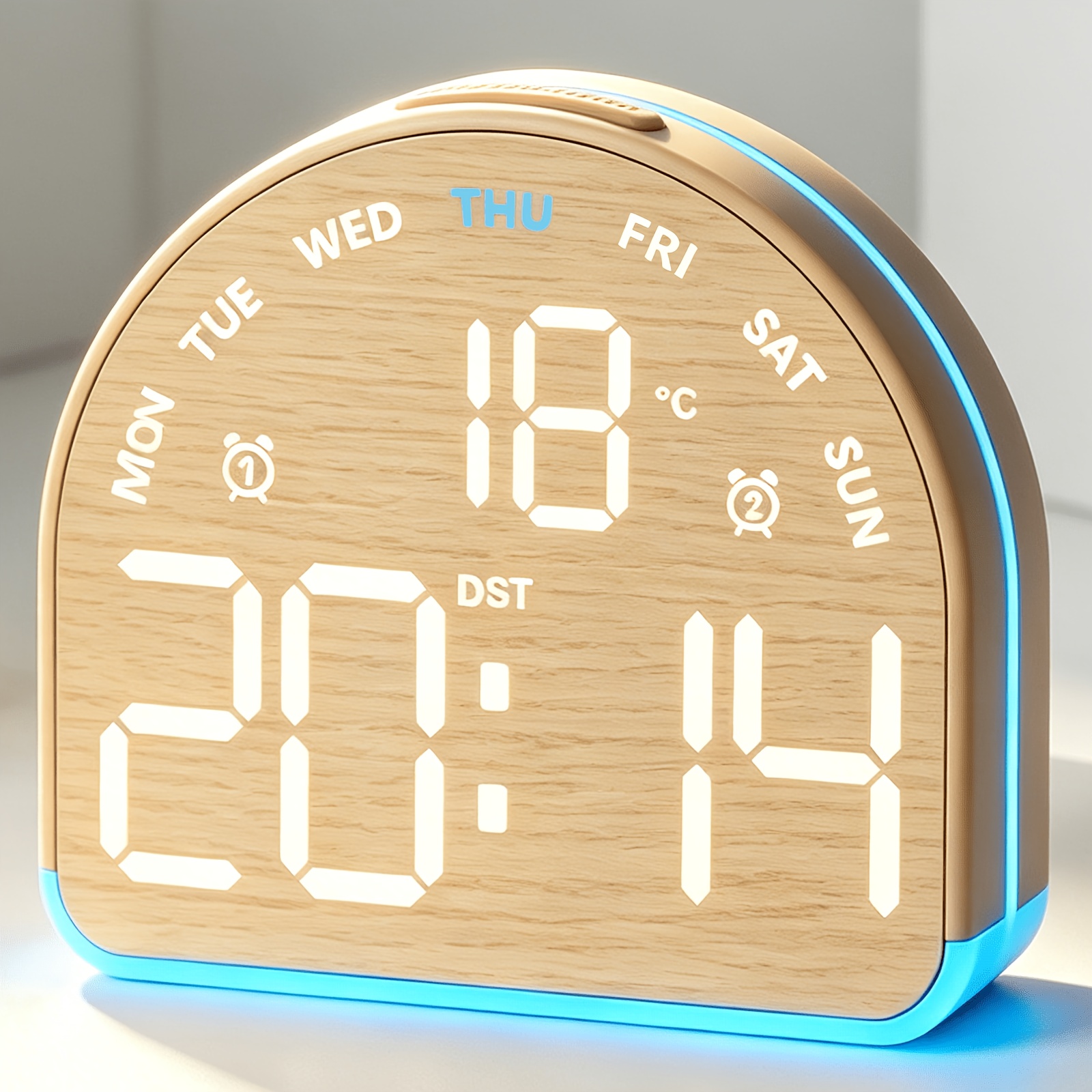 light alarm clock sold on Temu United States