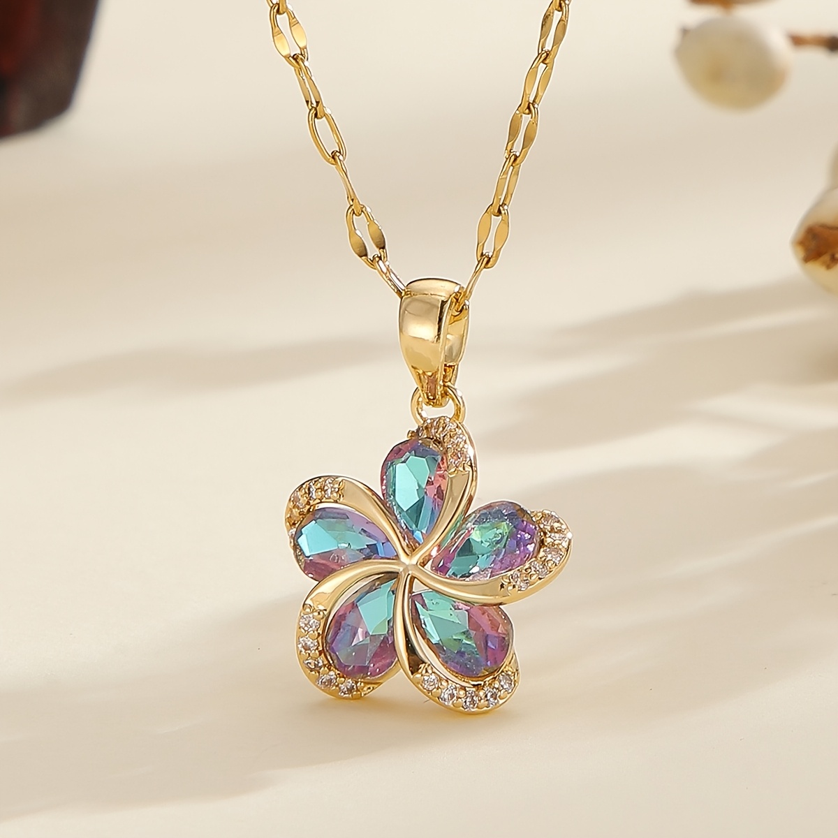 E-shop Luxuriöse, exquisite Blumen-Halskette für den täglichen Festivaleinsatz als Geschenk für Familie und Freunde