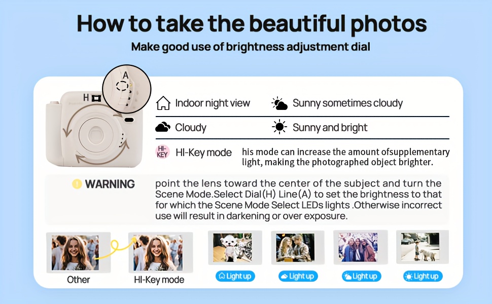 instant camera with leather case mini 12 instant camera decoration stickers frames photo album and more accessory kit take color photo   same as mini11 12 gift outdoor holiday wedding Product details 4