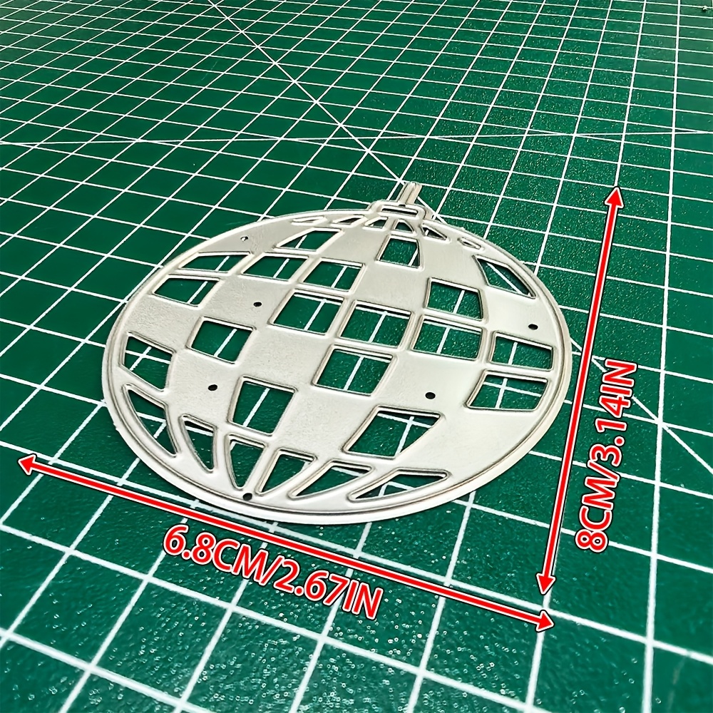 TEMU 1pc Metal Cutting Dies In Of A Lighting Ball, Perfect For Scrapbooking And Embossing. Ideal For Handmade Greeting Cards And Gift Card Making