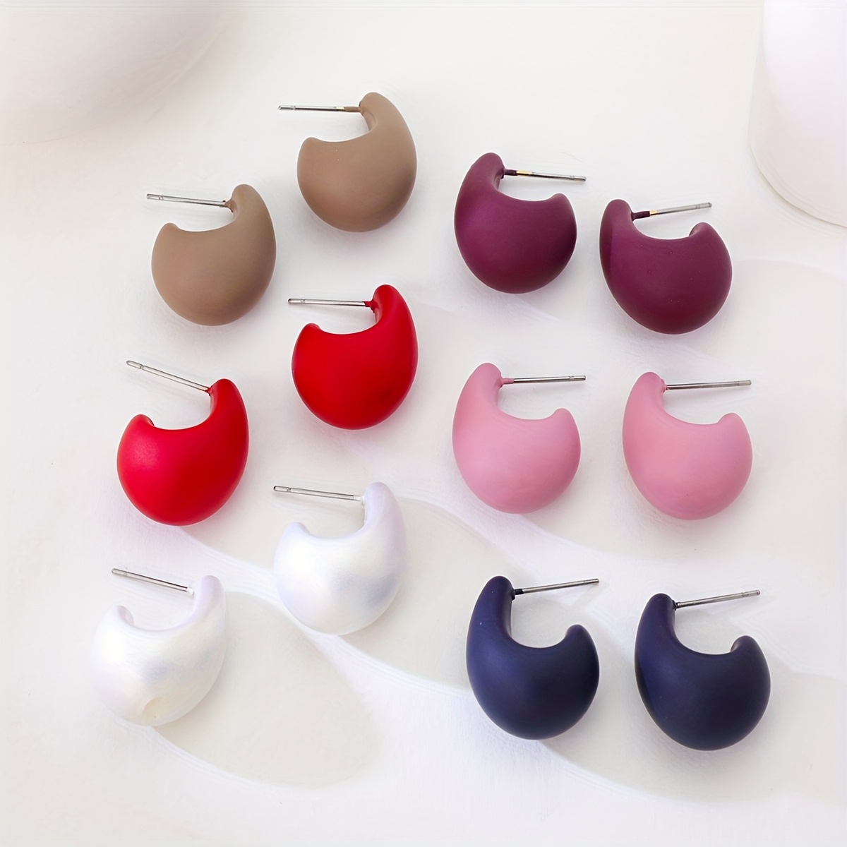 Water Drop Earrings Set of 12 for Women, Hypoallergenic