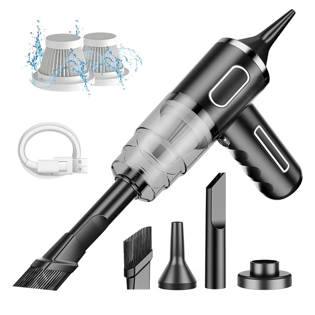 Handheld Cordless Vacuum Cleaner, Car Vacuum Cleaner, Mini - Vacuum Cleaner, Suitable For Home And Car Use, Usb Charging Vacuum Cleaner, Car Interior Cleaning Artifact, Fast For Home Cleaning, Cleaner