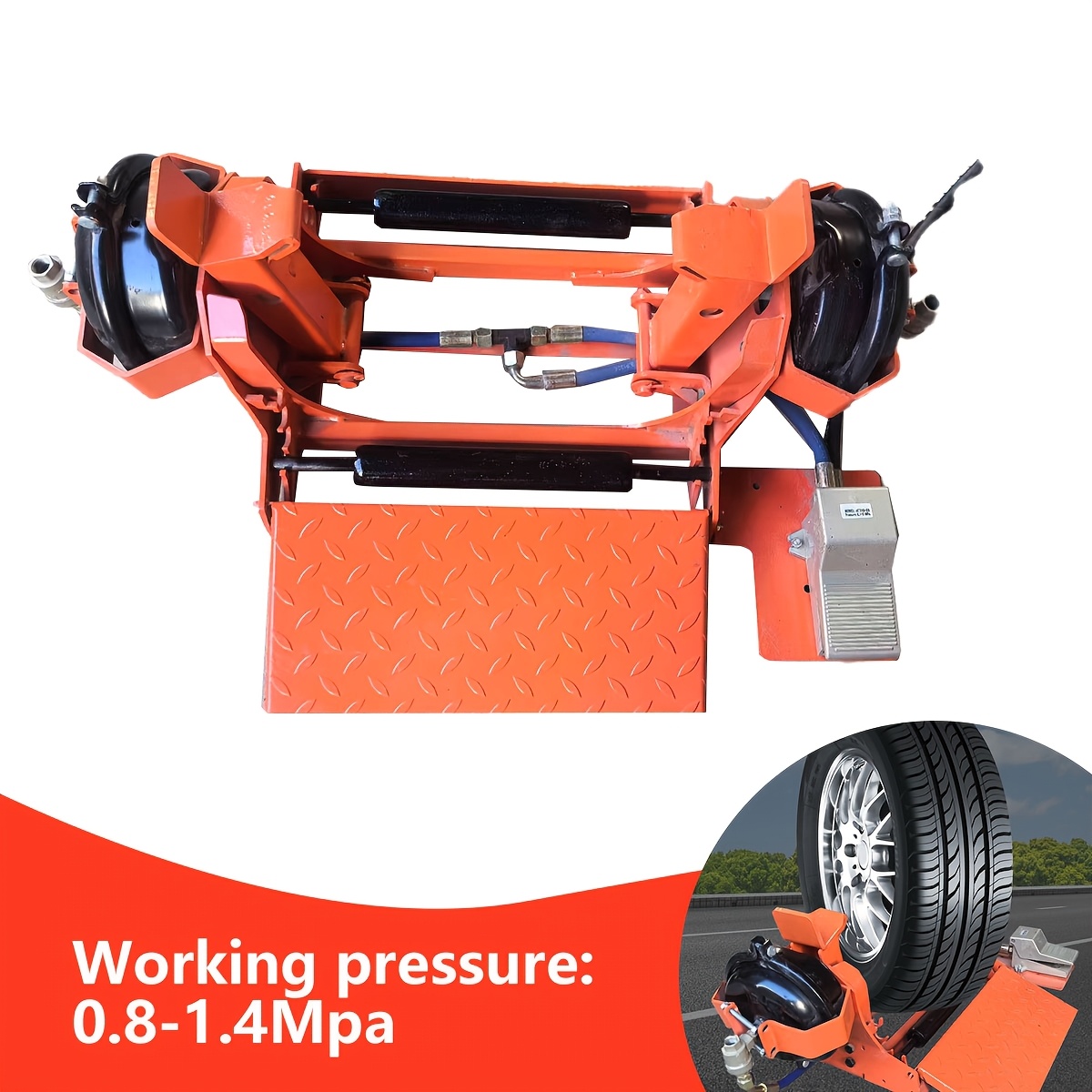 Heavy Duty Dismounting Tire Changer Manual Portable Semi Automatic Pneumatic Truck Tire Changer For Tire Sizes 10r22.5 11r22.5 12r22.5 13r22.5 295r22.5 315r22.5