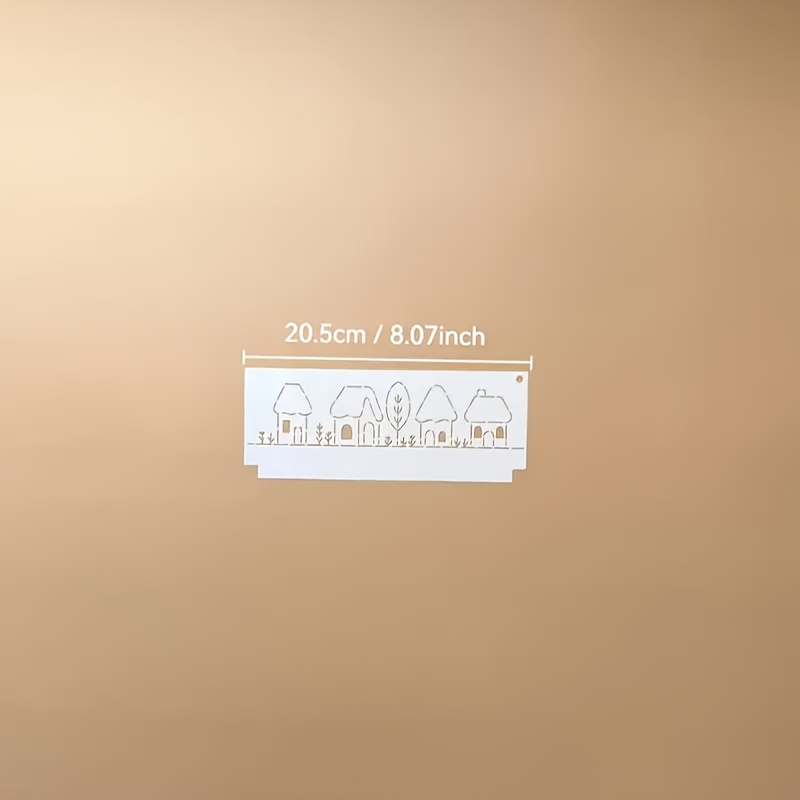 TEMU House Pencil Case Template, Makeup Bag Template, Sewing Tracing Tool, Diy Sewing, Iron-on Transfer Tracing