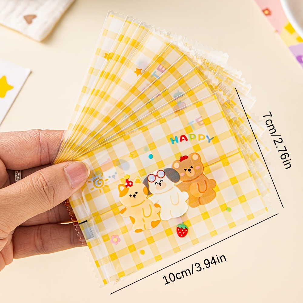 TEMU 100pcs/bag Special Machine Sealing Bags For , Candies, Snow Cakes, Packaging Bags, Baking Sealing Pockets