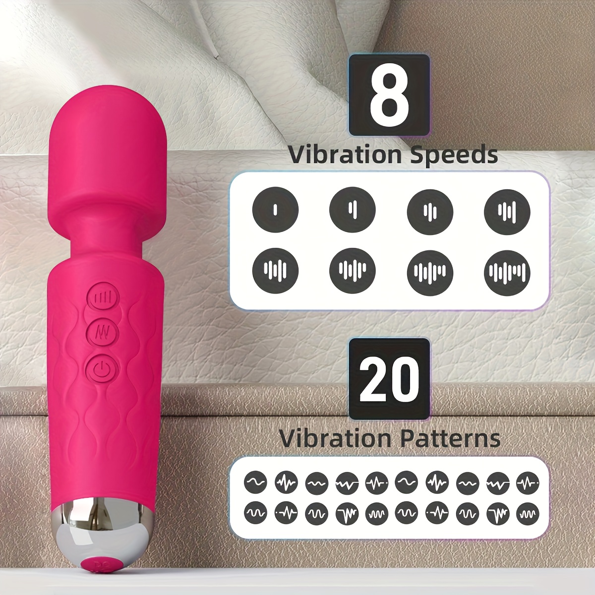 1pc handheld electric back massager rechargeable - Temu